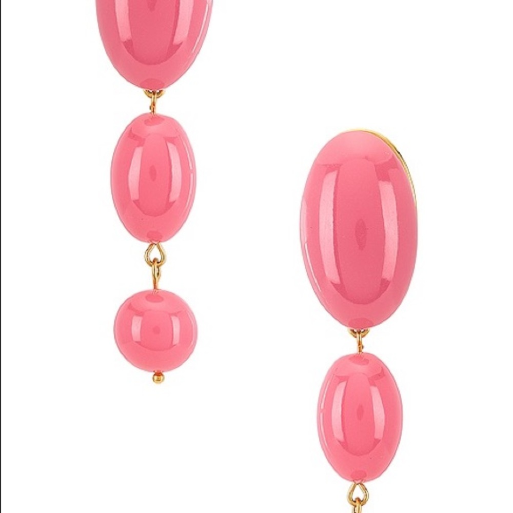 Lele sadoughi NEW EARRINGS resin bubble drop